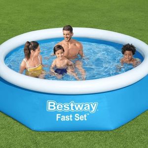 Bestway Piscină gonflabilă Fast Set, 244x66 cm, rotundă, 57265 imagine