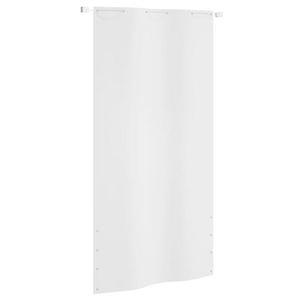 vidaXL Paravan de balcon, alb, 120x240 cm, țesătură oxford imagine