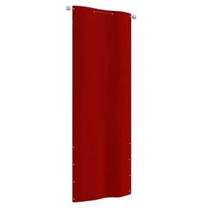 vidaXL Paravan de balcon, roșu, 80 x 240 cm, țesătură oxford imagine