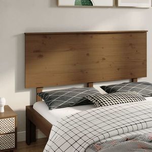 vidaXL Tăblie de pat, maro miere, 154x6x82, 5 cm, lemn masiv de pin imagine