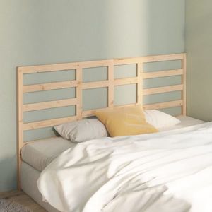 vidaXL Tăblie de pat, 206x4x104 cm, lemn masiv de pin imagine