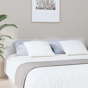 vidaXL Tăblie de pat, alb extralucios, 200x1, 5x80 cm, lemn prelucrat imagine