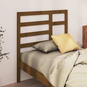 vidaXL Tăblie de pat, maro miere, 81x4x104 cm, lemn masiv de pin imagine