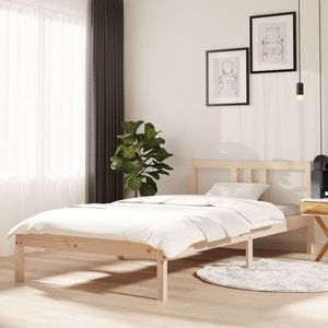vidaXL Cadru de pat, 100x200 cm, lemn masiv de stejar imagine