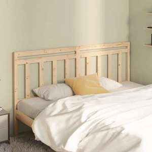 vidaXL Tăblie de pat, 186x4x100 cm, lemn masiv de pin imagine