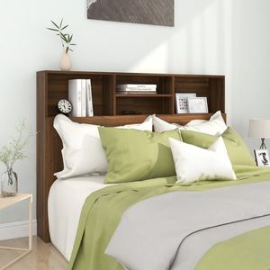vidaXL Tăblie de pat cu dulap, stejar maro, 140x19x103, 5 cm imagine