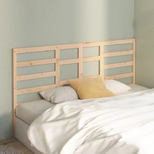 vidaXL Tăblie de pat, 186x4x104 cm, lemn masiv de pin imagine