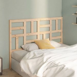 vidaXL Tăblie de pat, 126x4x104 cm, lemn masiv de pin imagine