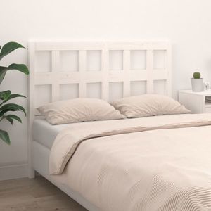 vidaXL Tăblie de pat, alb, 165, 5x4x100 cm, lemn masiv de pin imagine