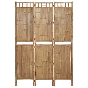 vidaXL Paravan de cameră cu 3 panouri, 120 x 180 cm, bambus imagine