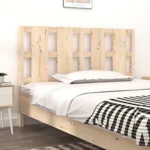vidaXL Tăblie de pat, 145, 5x4x100 cm, lemn masiv de pin imagine