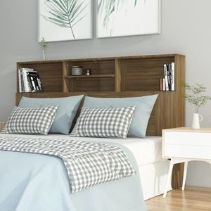 vidaXL Tăblie de pat cu dulap, stejar maro, 160x19x103, 5 cm imagine