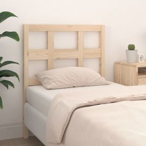 vidaXL Tăblie de pat, 105, 5x4x100 cm, lemn masiv de pin imagine