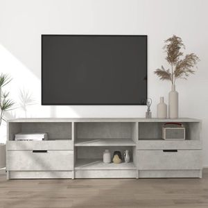 vidaXL Comodă TV, gri beton, 150x33, 5x45 cm, lemn prelucrat imagine