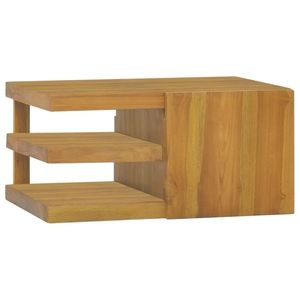 vidaXL Dulap pentru baie de perete, 60x45x30 cm, lemn masiv de tec imagine