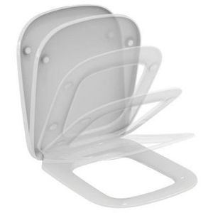 Capac wc compact Ideal Standard cu inchidere lenta Esedra 41x36 cm imagine