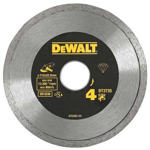 Disc Diamantat DeWalt DT3735 pentru placi ceramice 115 mm imagine