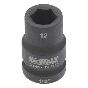 Cheie tubulara de impact 1/2 DeWalt 12 mm - DT7530 imagine