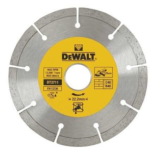 Disc Diamantat Segmentat Dewalt DT3711 1.8 x 22.2 x 125 mm imagine