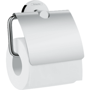 Suport hartie igienica cu aparatoare Hansgrohe Logis Universal, crom imagine