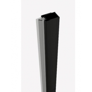 Profil cu cheder magnetic Sanotechnik Sanoflex Black 3, 2-4, 3x195 cm imagine
