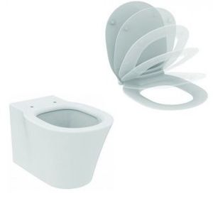 Set PROMO vas WC suspendat si capac wc slim soft-close Ideal Standard Connect Air imagine