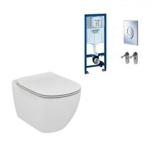 Set PROMO Vas WC suspendat Ideal Standard, capac Soft Close si rezervor Grohe imagine