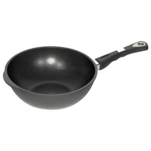 Tigaie wok 30 cm - AMT Gastroguss imagine