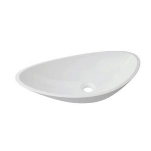 Lavoar oval Cast Marble Anda 56, 4x32, 3xH17, 3 cm fara preaplin imagine