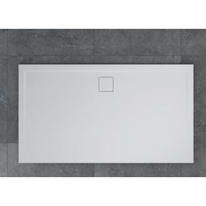 Cadita dus SanSwiss Livada W20AL 160x70xH3, 5 cm marmura sintetica alba imagine