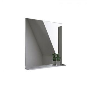 Oglinda cu etajera Kolpasan Evelin 65xH70 cm alb imagine