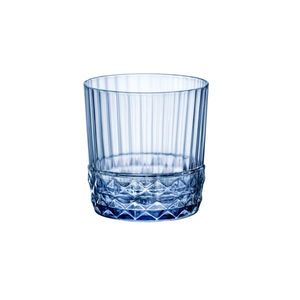 Set 6 pahare whisky Bormioli America '20s Sapphire Blue 370 ml imagine