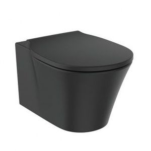 Set PROMO Vas wc si capac soft-close Ideal Standard Connect Air suspendat Rimless, negru imagine