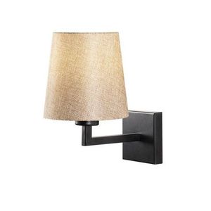 Lampa de perete Opviq Profil, 24x30 cm, E27, 40 W, negru/crem imagine