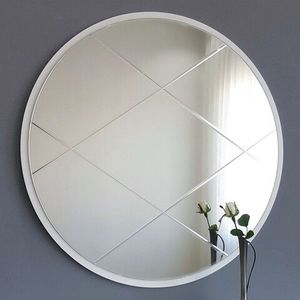 Oglinda decorativa A700, Neostill, 60 cm, argintiu imagine