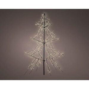 Decoratiune luminoasa Tree metal light-up, Lumineo, H200 cm, 420 LED-uri, lumina calda imagine