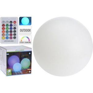 Decoratiune luminoasa Ball, Ø30 cm, polipropilena, multicolor imagine