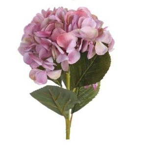 Floare artificiala Hydrangea, H65 cm, polivinil, roz imagine