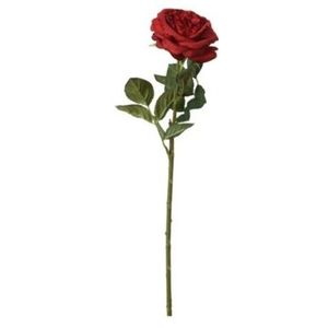 Floare artificiala Rose, 12x12x63 cm, poliester, rosu imagine