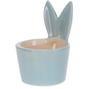 Suport pentru ou Rabbit ears, 5.5x6x7.5 cm, dolomit, albastru imagine