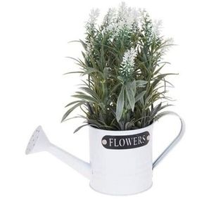Planta artificiala Lavender, 26x10x10 cm, polipropilena, alb imagine