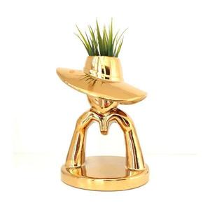 Vaza decorativa Gold model 1 imagine