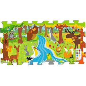 Puzzle spumă Trefl Pădure, 8 piese, 117 x 60 cm imagine