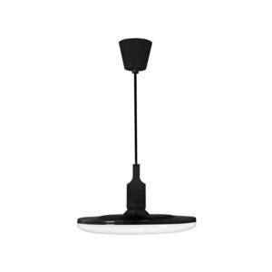 LED Lampa suspendata KIKI 1xE27/10W/230V negru imagine