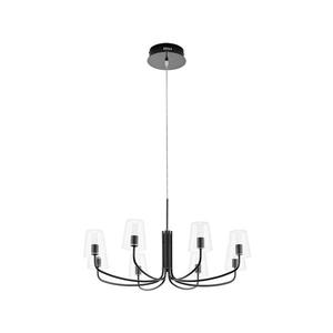 Eglo 96514 - LED Lampa suspendata NOVENTA 1 8xLED/3, 3W/230V negru imagine