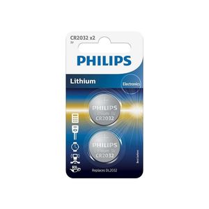 Philips CR2032P2/01B - 2 buc Baterie buton cu litiu CR2032 MINICELLS 3V imagine