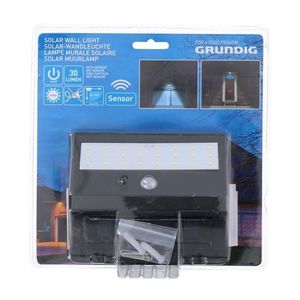Grundig - LED Lampă solară cu senzor 1xLED/0, 25W/1xAA imagine