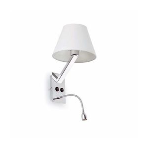 FARO 68506 - Lampă de perete LED MOMA 1xE27/60W/100-240V + 1xLED/1W imagine
