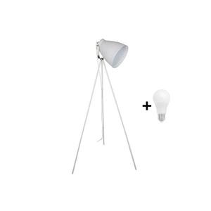 WA001-W - LED Lampadar MILANO 1xE27/10W/230V alb 145cm imagine