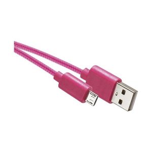 USB cablu USB 2.0 A conector/USB B micro conector roz imagine